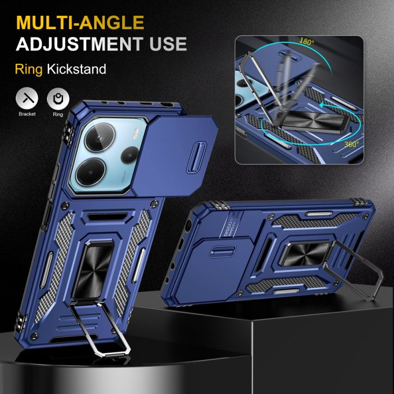 Kryt Xiaomi Redmi Note 14 5g Ultra Odolný Se Stojánkem A Ochranou Objektivu