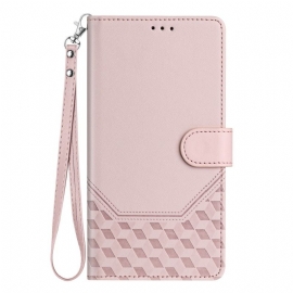 Peněženková Pouzdra Xiaomi Redmi Note 14 5g Kryty Na Mobil Funkce Rfid Vzor Včelí Plástve