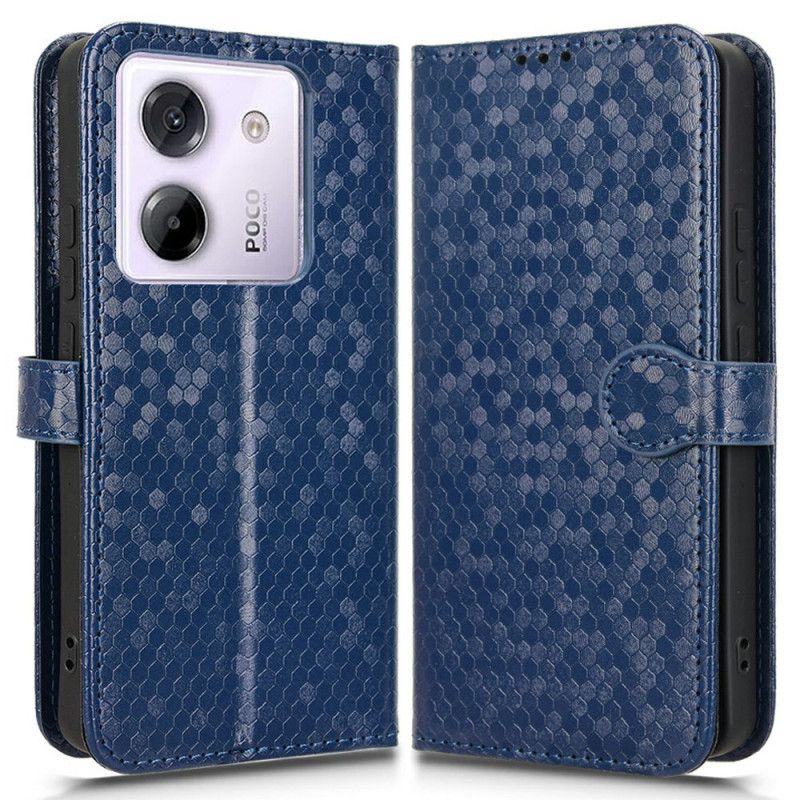 Peněženková Pouzdra Xiaomi Redmi Note 14 5g Kryty Na Mobil Lesklé Hroty S Šňůrkou