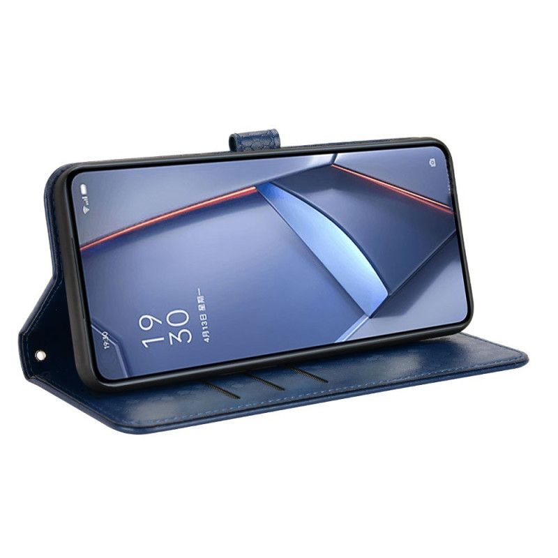 Peněženková Pouzdra Xiaomi Redmi Note 14 5g Kryty Na Mobil Lesklé Hroty S Šňůrkou