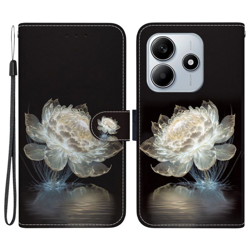 Peněženková Pouzdra Xiaomi Redmi Note 14 5g Křišťálová Pivoňka