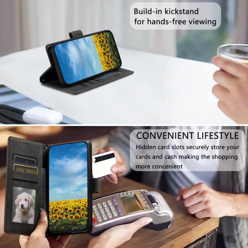 Peněženková Pouzdra Xiaomi Redmi Note 14 5g Semišový Efekt Mandala