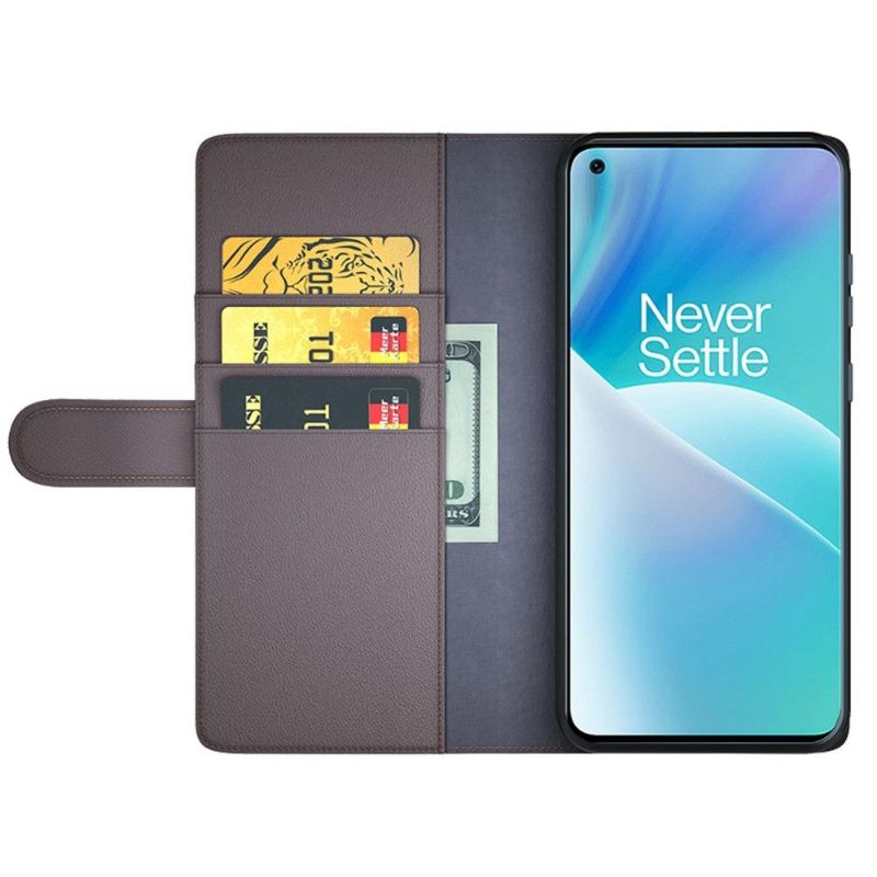 Flipové Pouzdro Na OnePlus Nord 2T 5G Prémiová Kůže