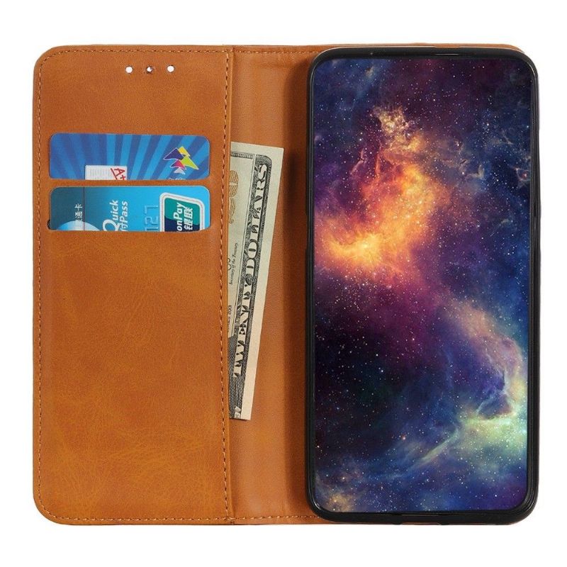 Kožené Pouzdro Na OnePlus Nord 2T 5G Flipové Pouzdro Simone Flip Umělá Stará Kůže