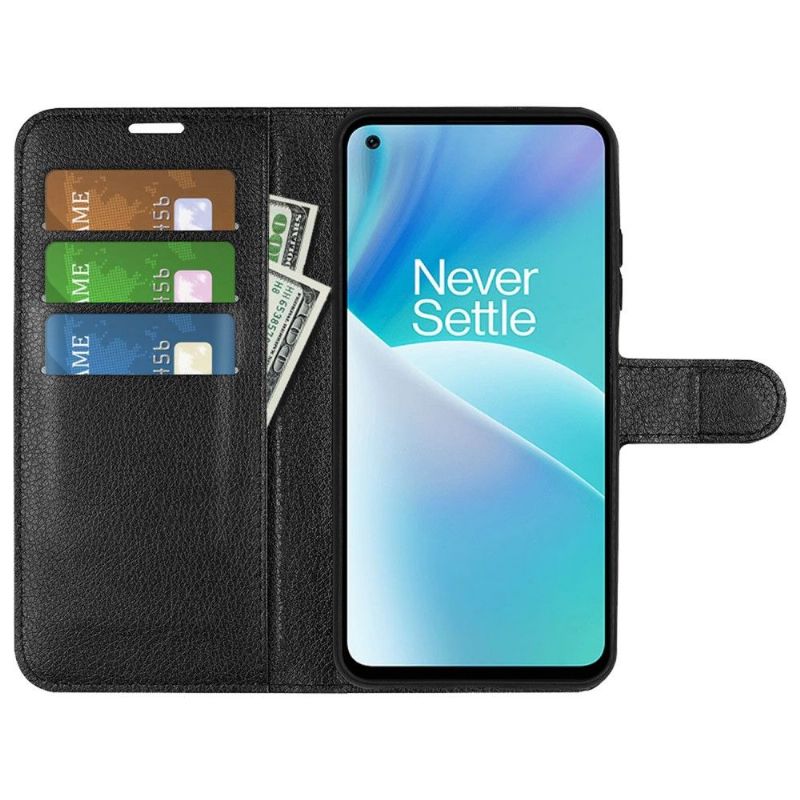 Kožené Pouzdro Na OnePlus Nord 2T 5G Peněženkové Pouzdro Styl Kůže