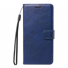 Kožený Kryt Oppo Reno 13f 4g / 5g / 13 Fs 5g Jednobarevná Umělá Kůže