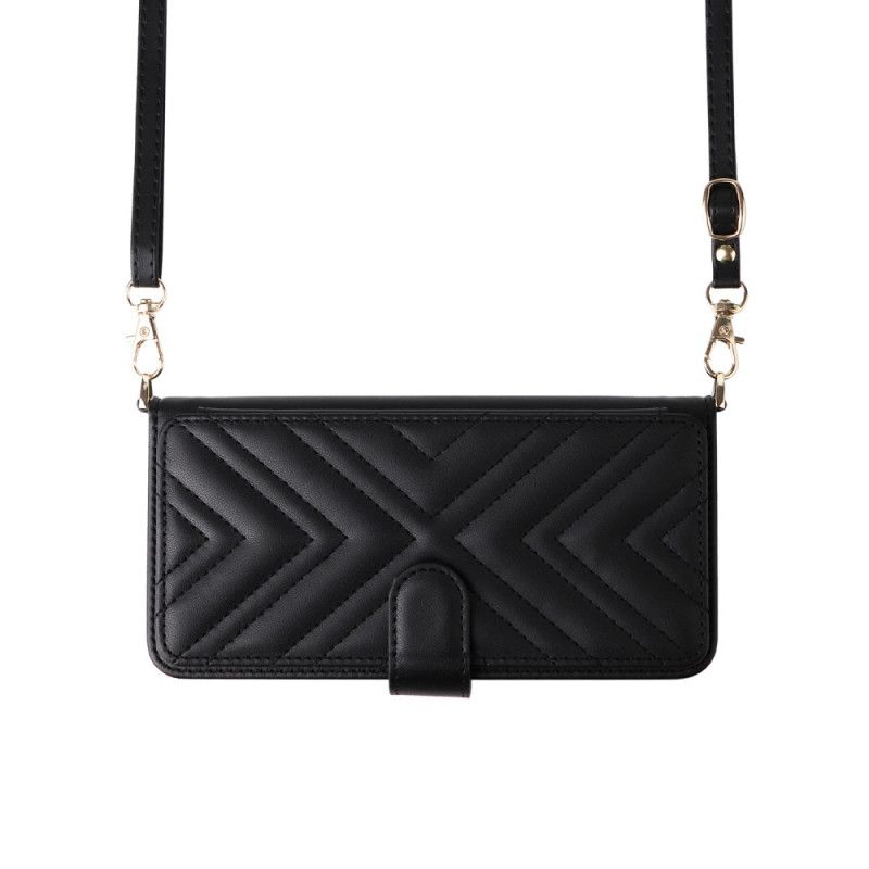 Kožený Kryt Oppo Reno 13f 4g / 5g / 13 Fs 5g Prémiové Retro Pouzdro Na Rameno A Šňůrka