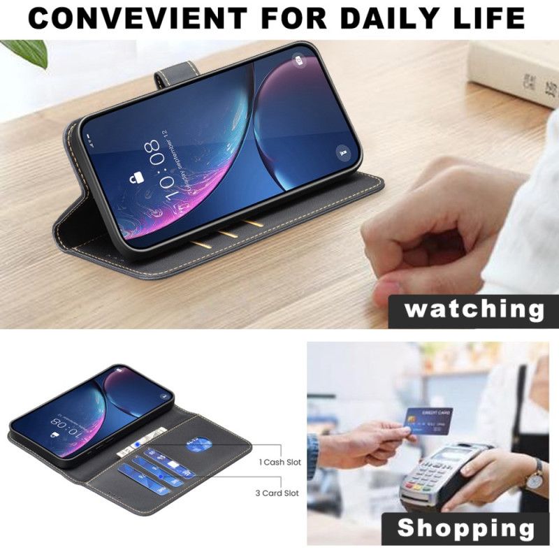 Kožený Kryt Oppo Reno 13f 4g / 5g / 13 Fs 5g Umělá Kůže Binfen Barva