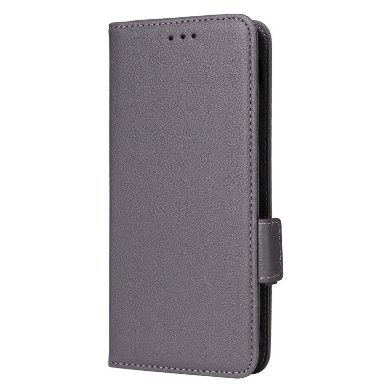 Kožený Kryt Oppo Reno 13f 4g / 5g / 13 Fs 5g Šňůrka Z Umělé Kůže Liči