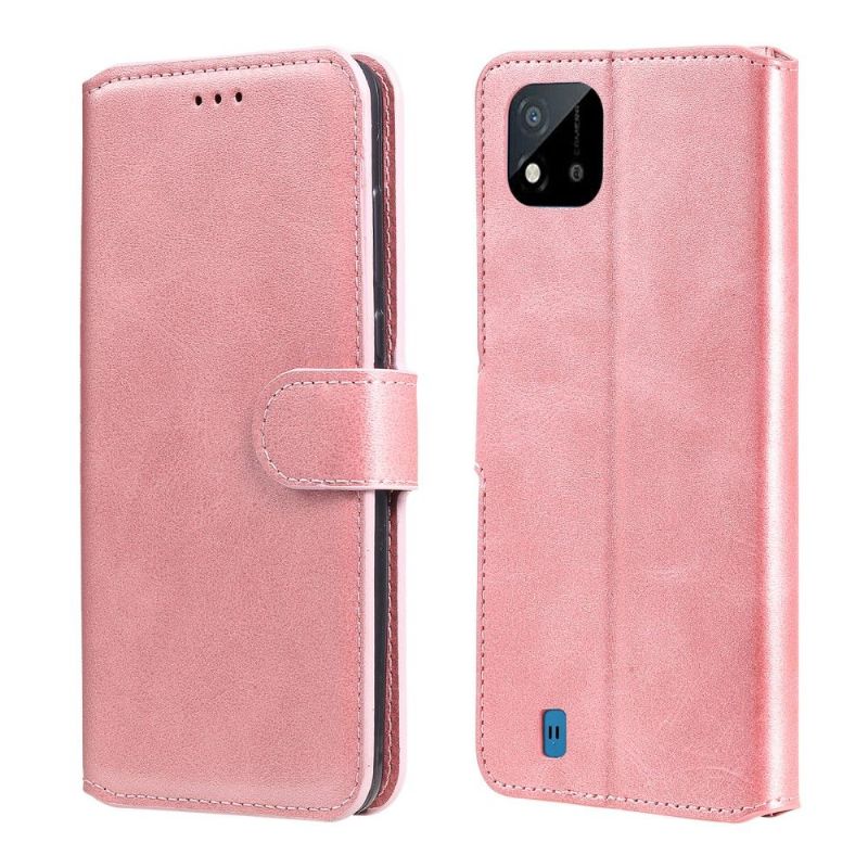 Flipové Pouzdro Na Realme C21 Držák Karet Enkay Z Umělé Kůže