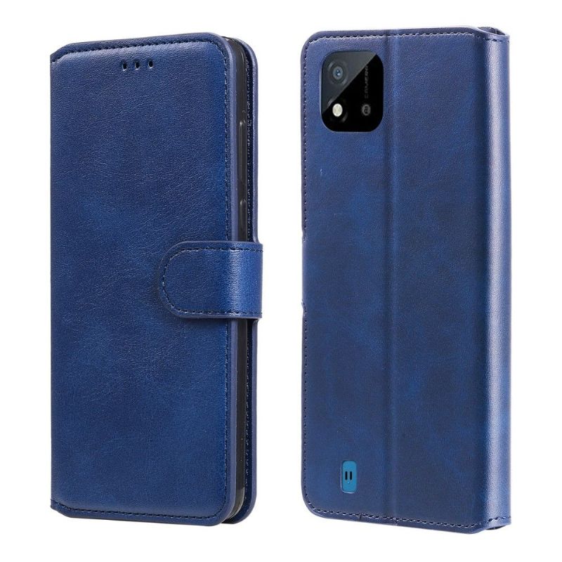 Flipové Pouzdro Na Realme C21 Držák Karet Enkay Z Umělé Kůže