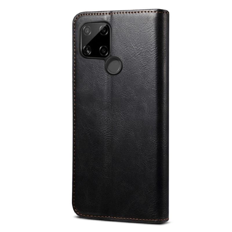 Flipové Pouzdro Na Realme C21 Ernestine Odkryté Švy
