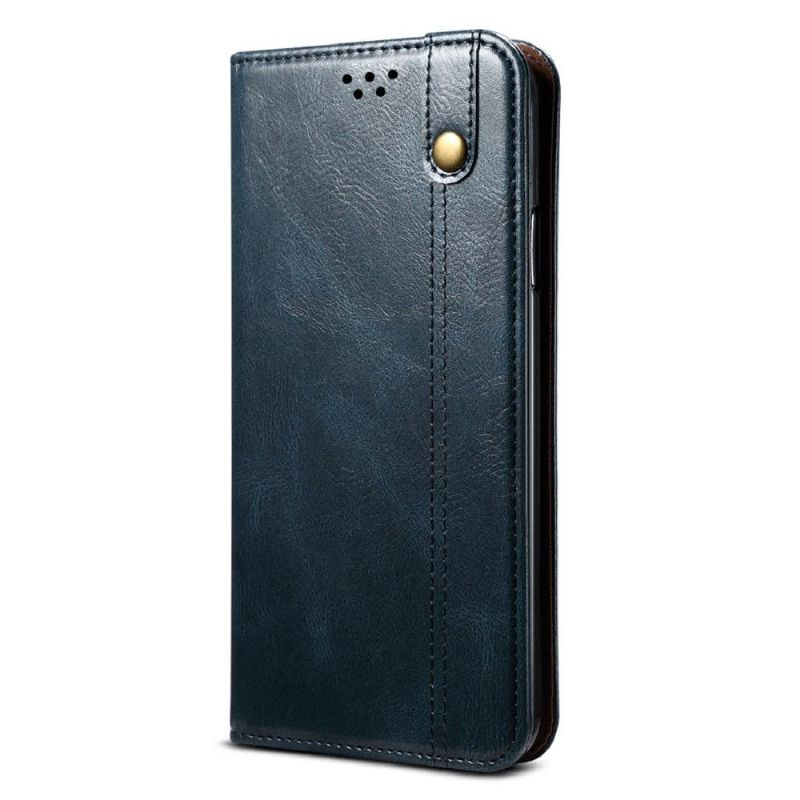 Flipové Pouzdro Na Realme C21 Ernestine Odkryté Švy