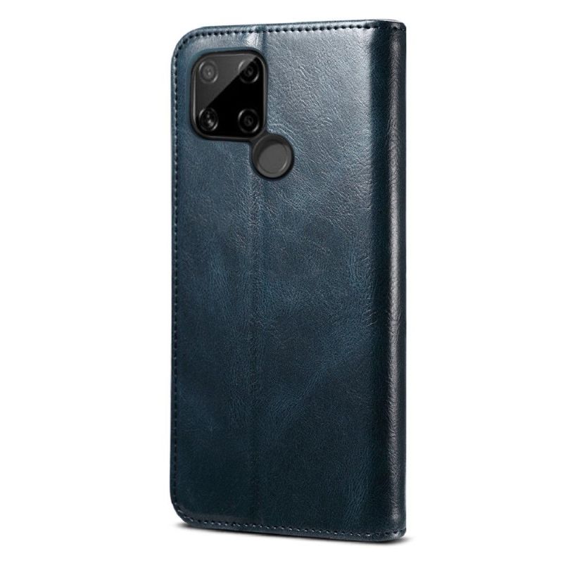Flipové Pouzdro Na Realme C21 Ernestine Odkryté Švy