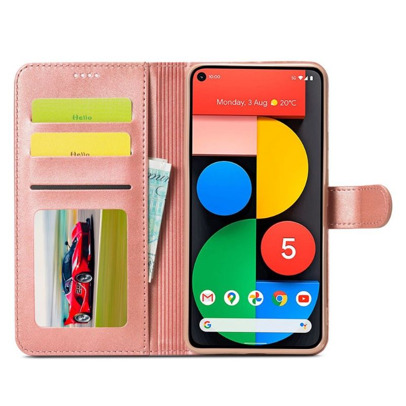 Kožené Pouzdro Na Realme C21 Kožený Efekt Lc.imeeke