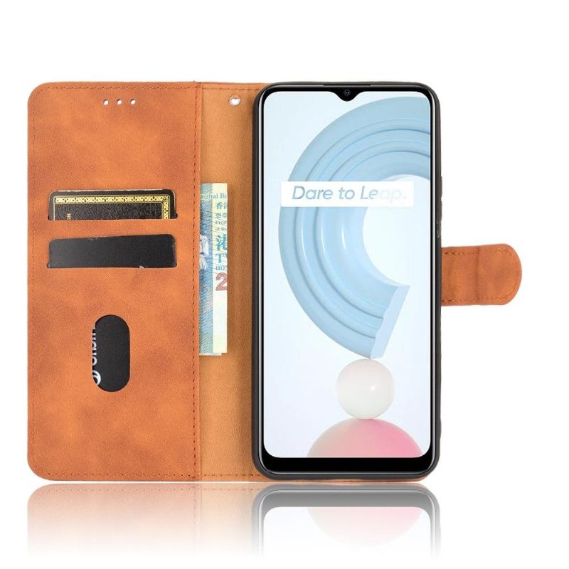 Kožené Pouzdro Na Realme C21 Měkký Dotek