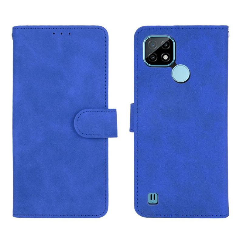 Kožené Pouzdro Na Realme C21 Měkký Dotek
