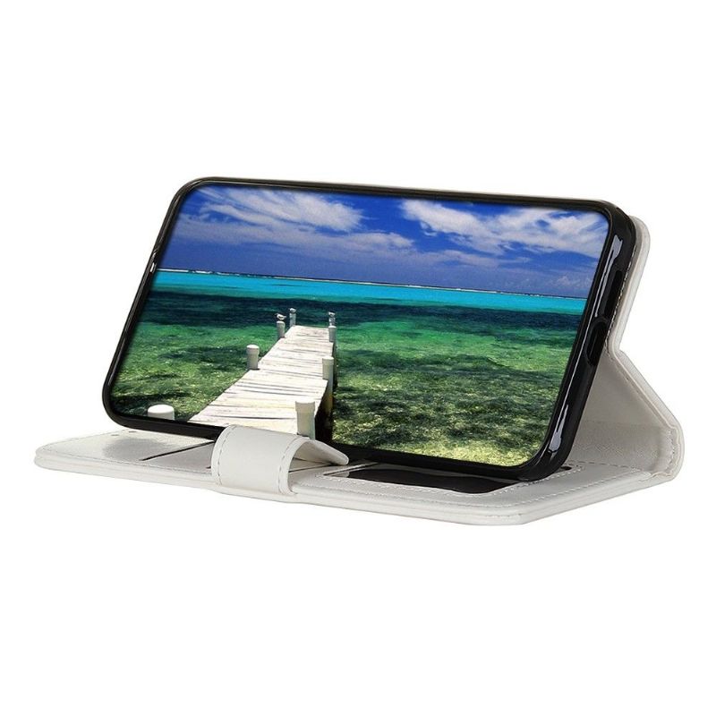 Pouzdra Na Realme C21 Flipové Pouzdro Funkce Podpory Umělé Kůže