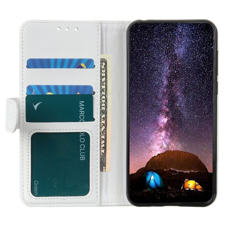 Pouzdra Na Realme C21 Flipové Pouzdro Funkce Podpory Umělé Kůže