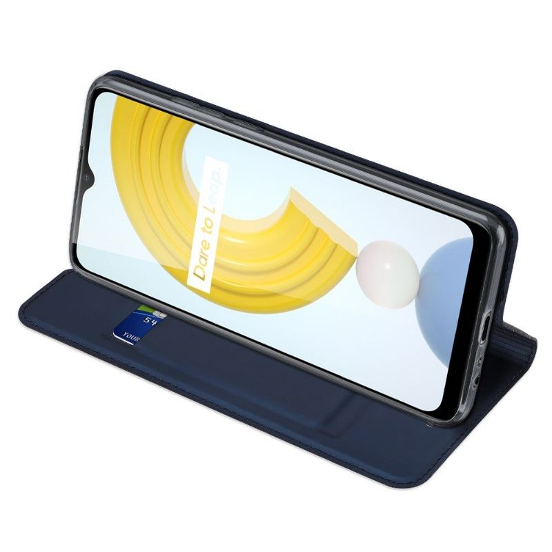 Pouzdra Na Realme C21 Obchodní Saténový Efekt