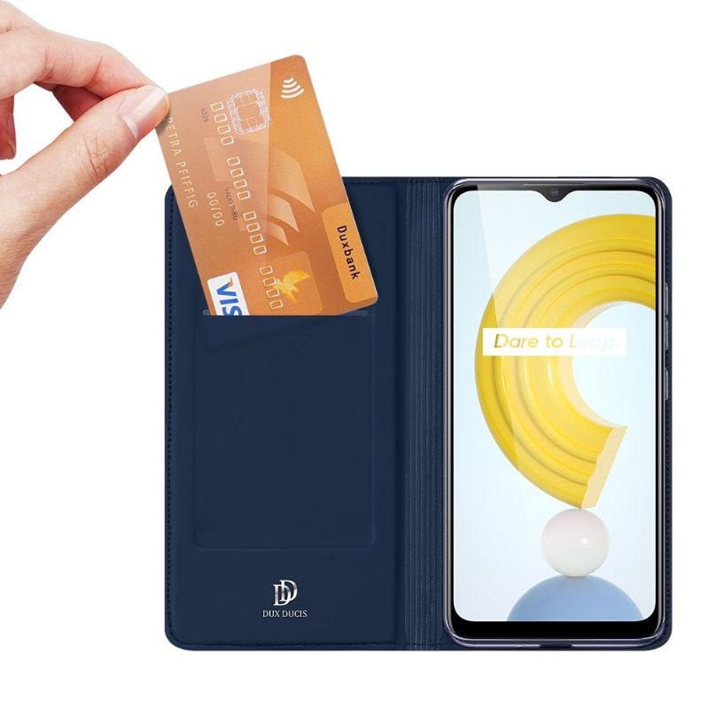 Pouzdra Na Realme C21 Obchodní Saténový Efekt