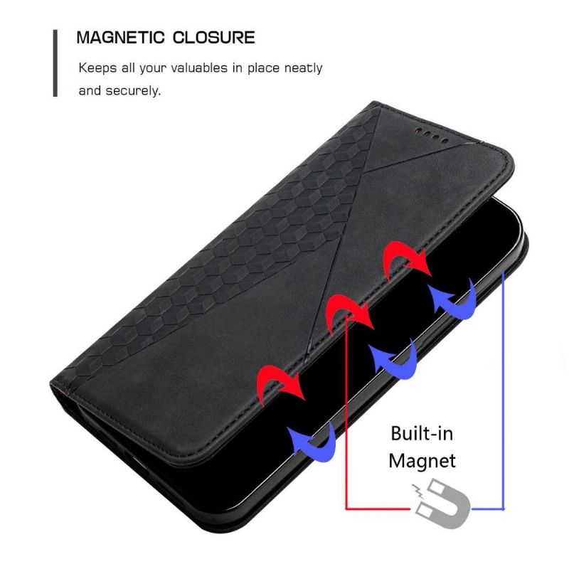 Flipové Pouzdro Na OnePlus Nord CE 2 Lite 5G Design Geometrie Imitace Kůže