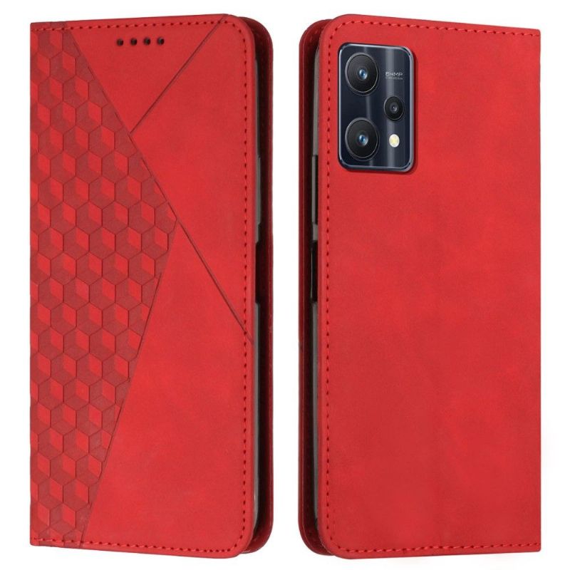 Flipové Pouzdro Na OnePlus Nord CE 2 Lite 5G Design Geometrie Imitace Kůže