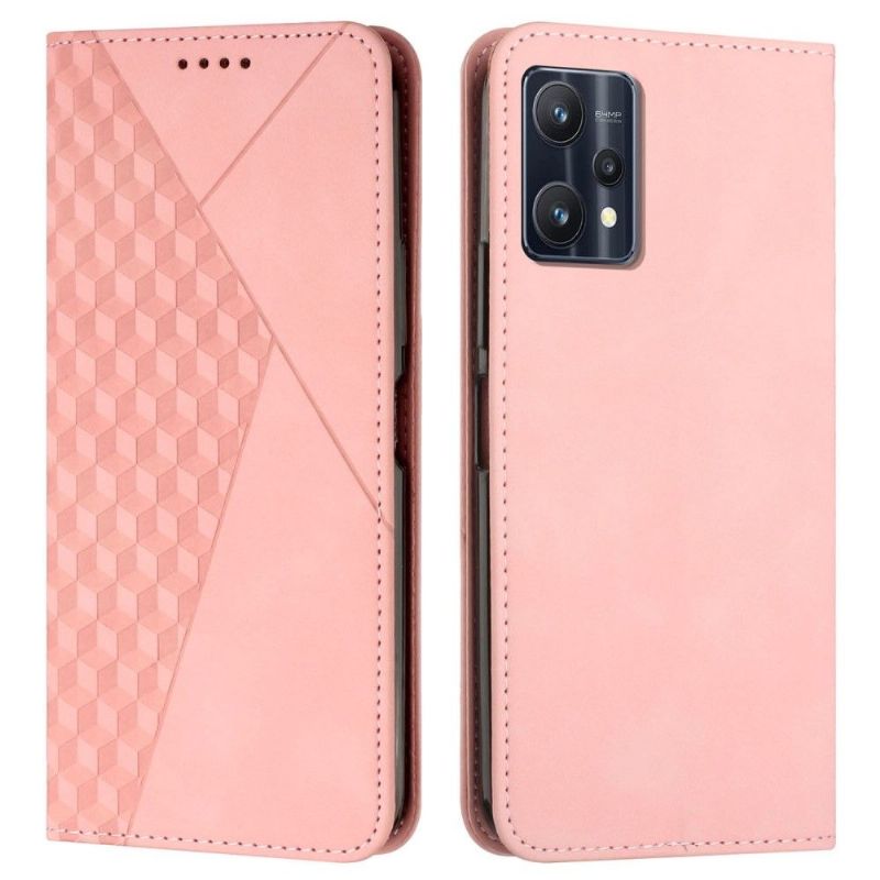 Flipové Pouzdro Na OnePlus Nord CE 2 Lite 5G Design Geometrie Imitace Kůže