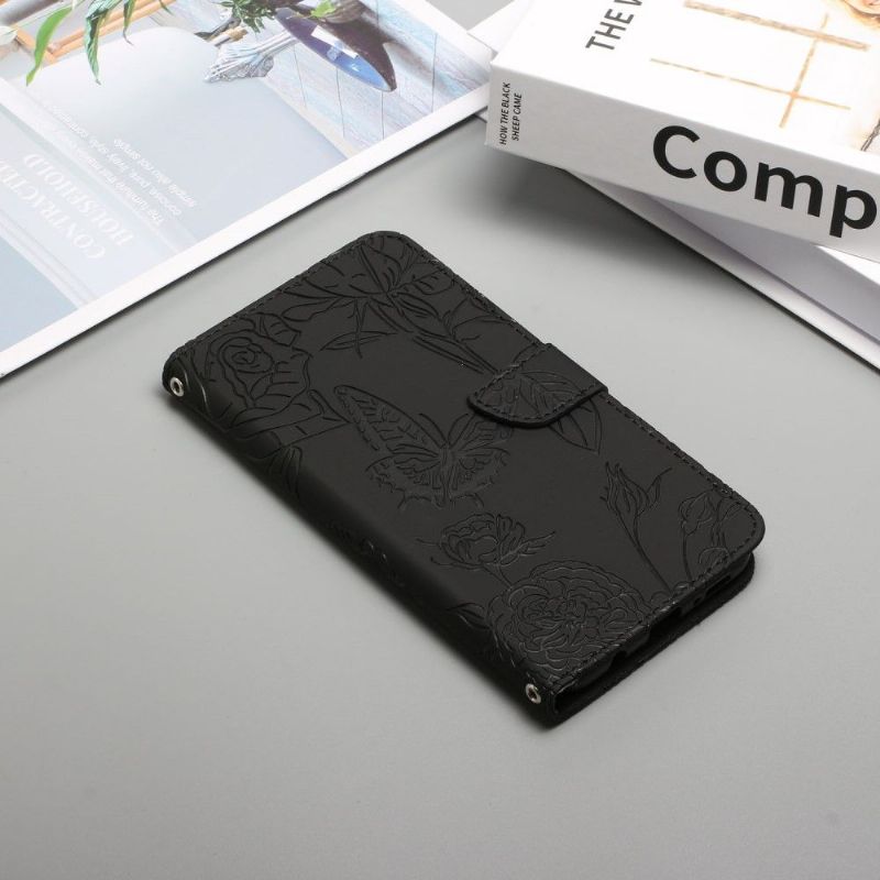 Flipové Pouzdro Na OnePlus Nord CE 2 Lite 5G Ilustrace Motýlů A Květin