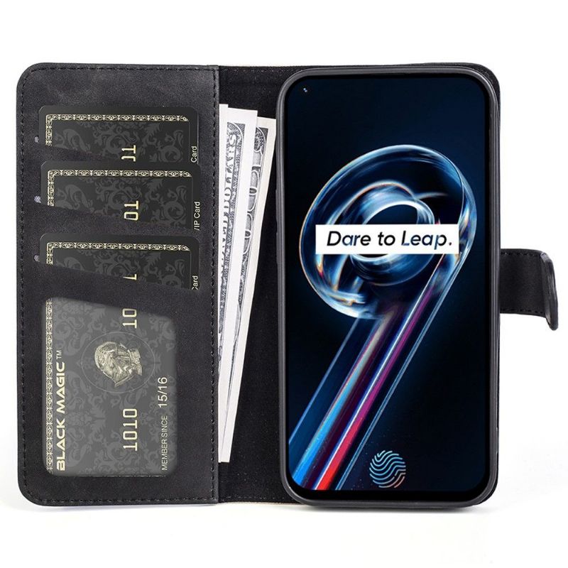 Kožené Pouzdro Na OnePlus Nord CE 2 Lite 5G Flipové Pouzdro Bicolor Folio Stand