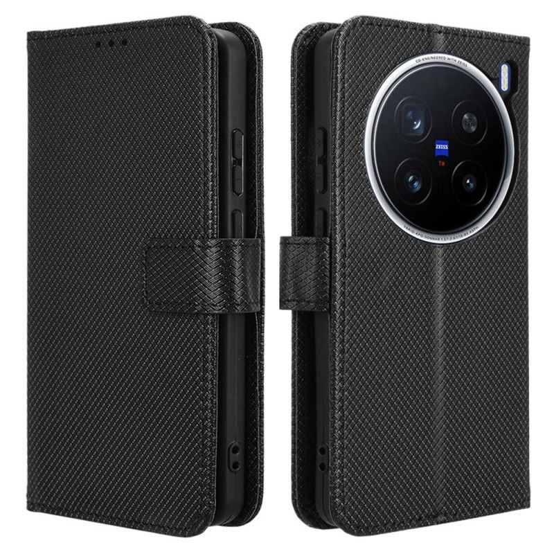 Kožený Kryt Vivo X200 Pro Diamantová Textura