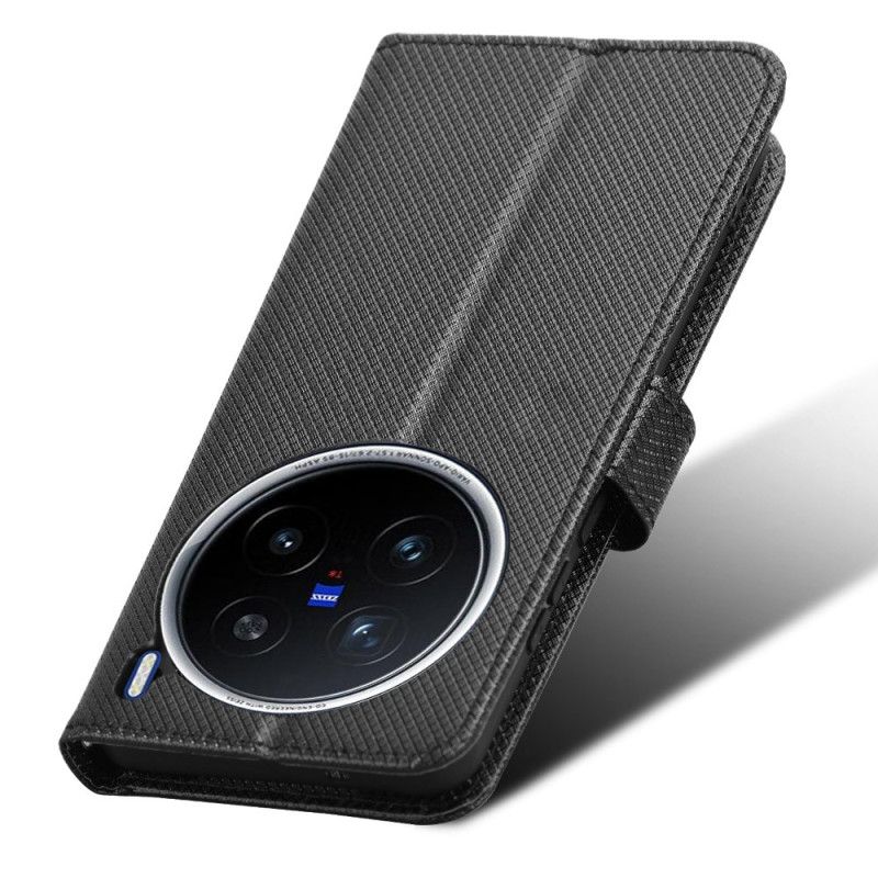 Kožený Kryt Vivo X200 Pro Diamantová Textura