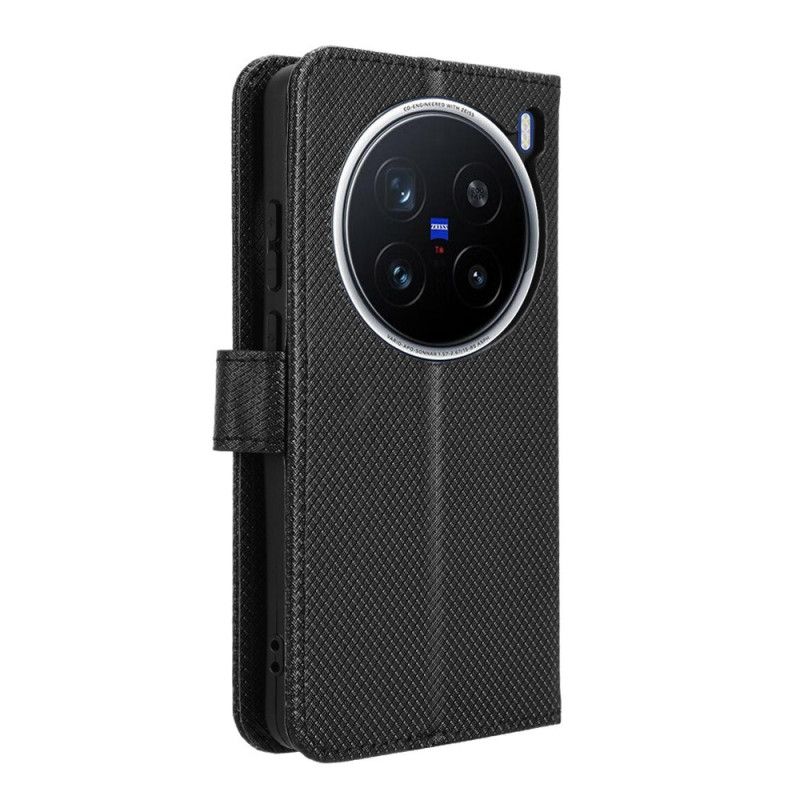 Kožený Kryt Vivo X200 Pro Diamantová Textura