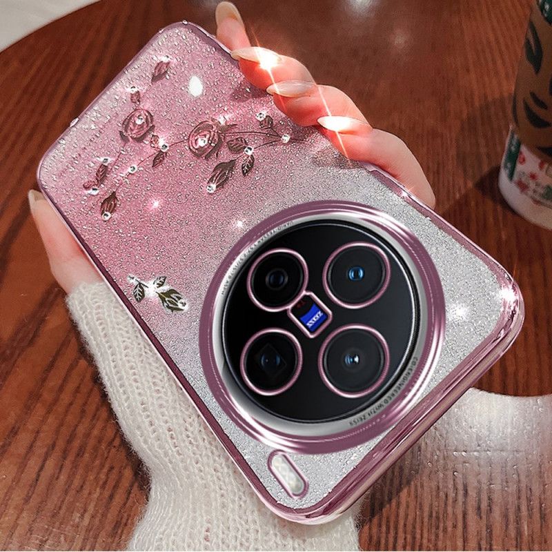 Kryt Vivo X200 Pro Kryty Na Mobil Květiny A Kamínky Kadem