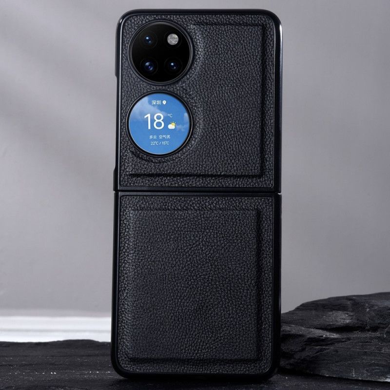 Kryt Na Huawei P50 Pocket Design Z Pravé Kůže