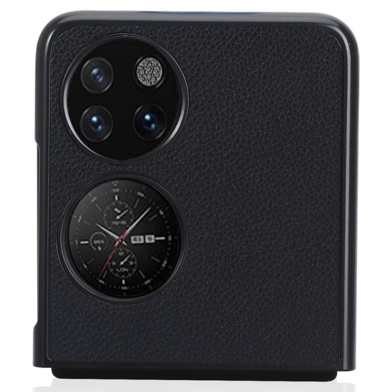 Kryt Na Huawei P50 Pocket Efekt Kůže Litchi