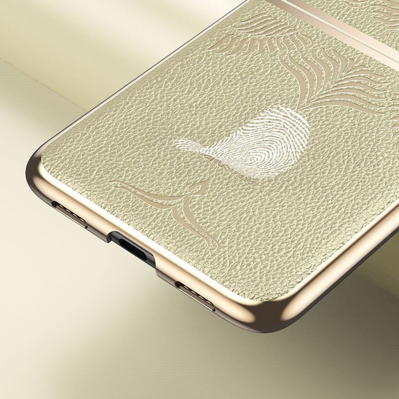 Kryt Na Huawei P50 Pocket Retro Květinová Umělá Kůže