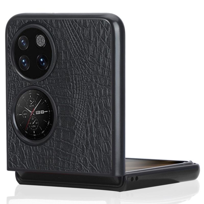 Kryt Na Huawei P50 Pocket Textura Krokodýlí Kůže