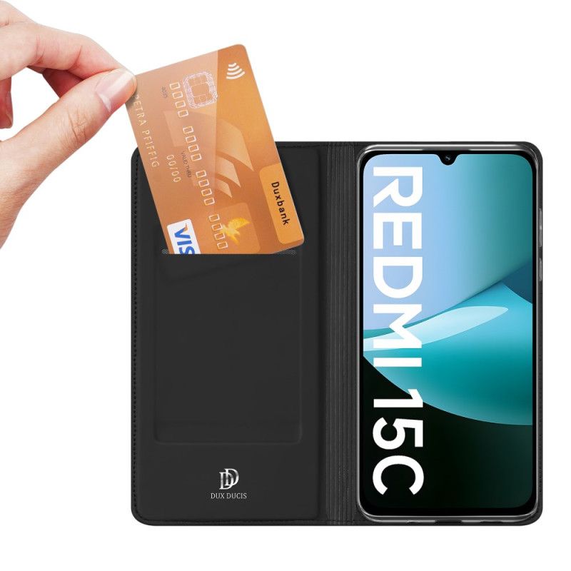 Kožené Pouzdro Poco C85 Duc Pro Series Skin Ducis