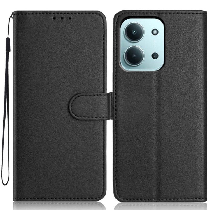 Kožený Kryt Poco C85 Efekt Měkké Kůže