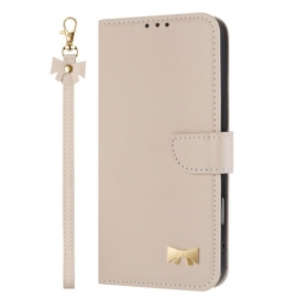 Kožený Kryt Poco C85 Motýlek