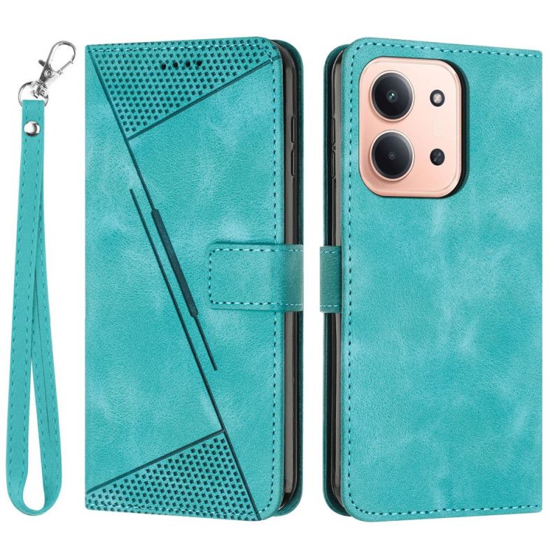 Kožený Kryt Poco C85 Retro Designové Linie