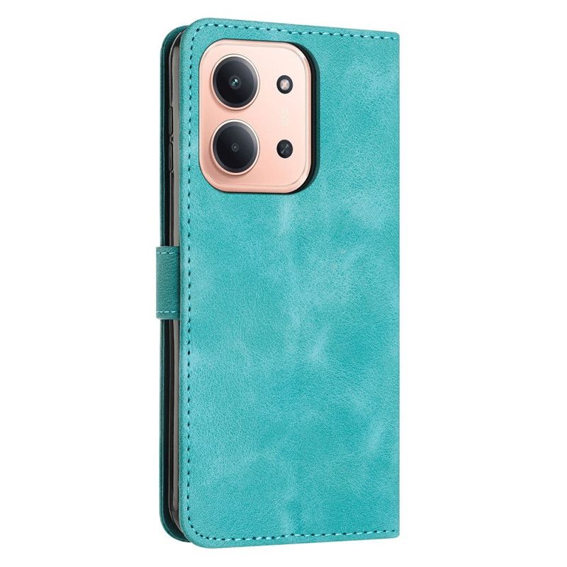 Kožený Kryt Poco C85 Retro Designové Linie