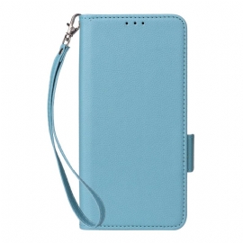 Kožený Kryt Poco C85 Umělá Kůže S Páskem