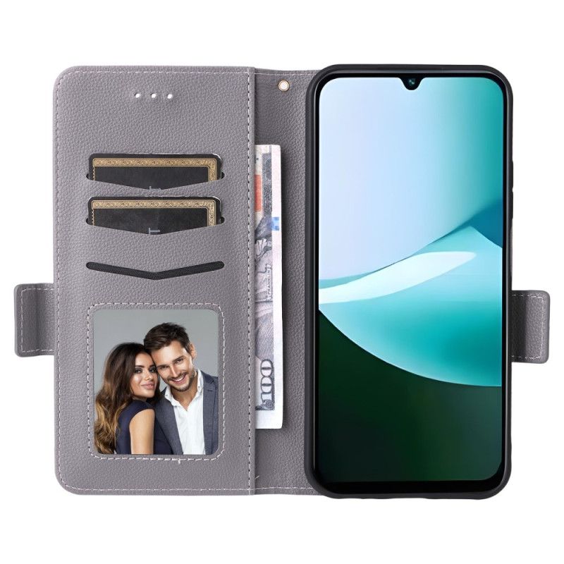 Kožený Kryt Poco C85 Umělá Kůže S Páskem