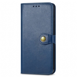 Kožený Kryt Poco C85 Vintage Spona