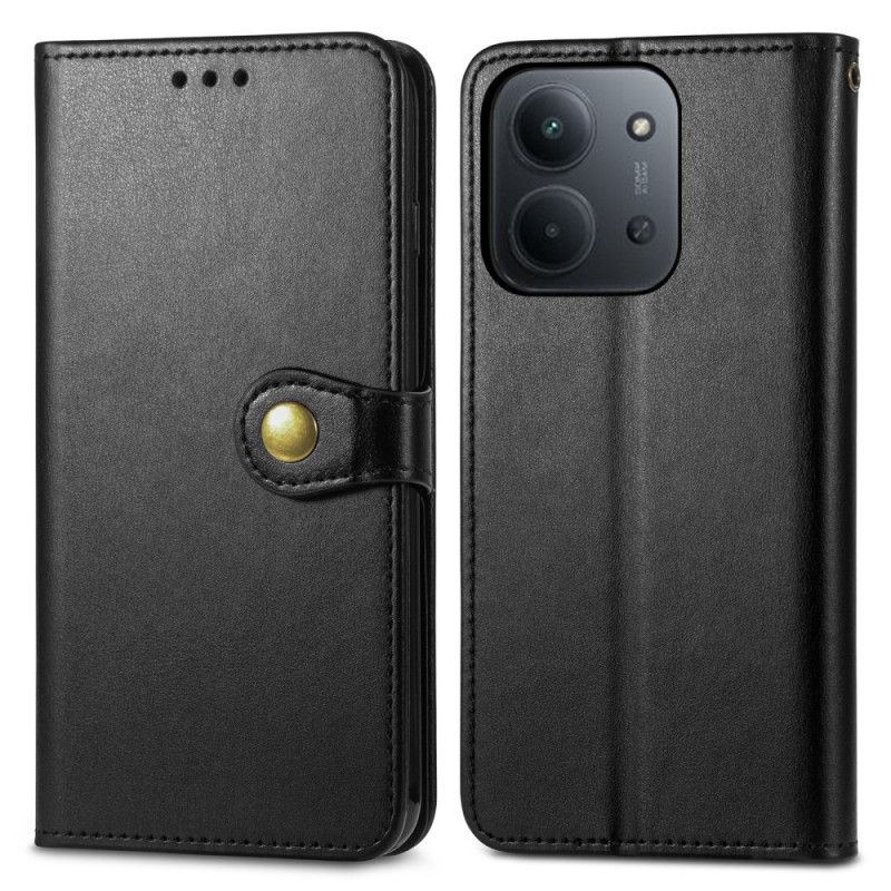 Kožený Kryt Poco C85 Vintage Spona