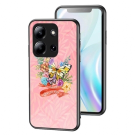 Kryt Na Poco C85 Motýl Z Tvrzeného Skla