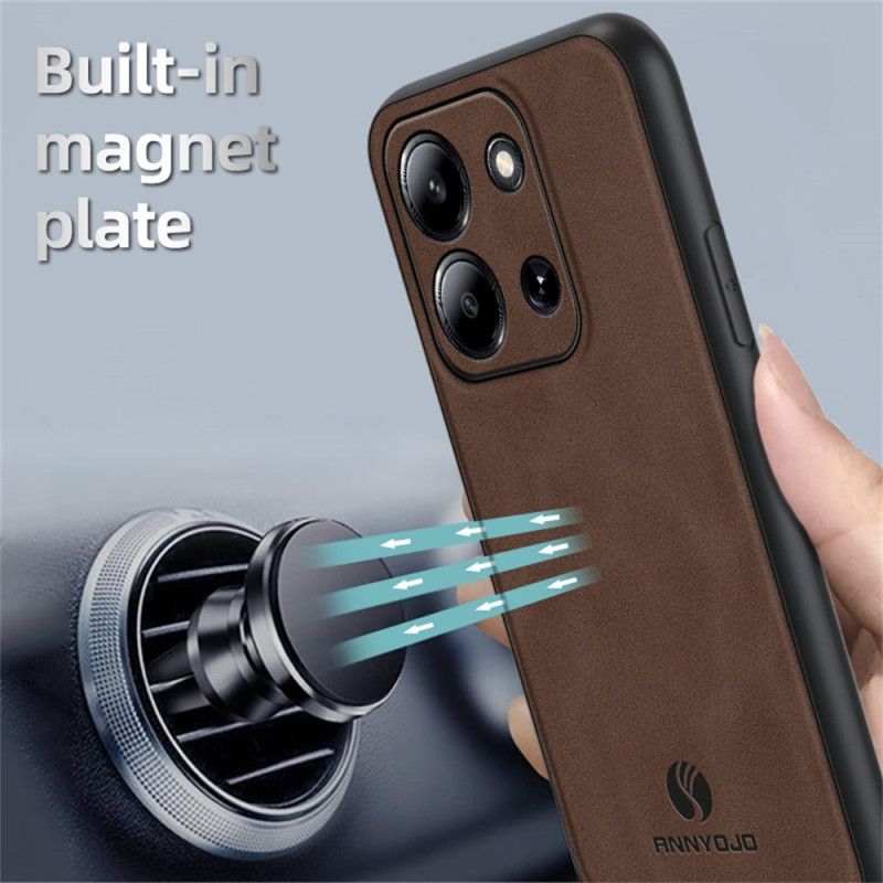 Kryt Poco C85 Kožený Efekt