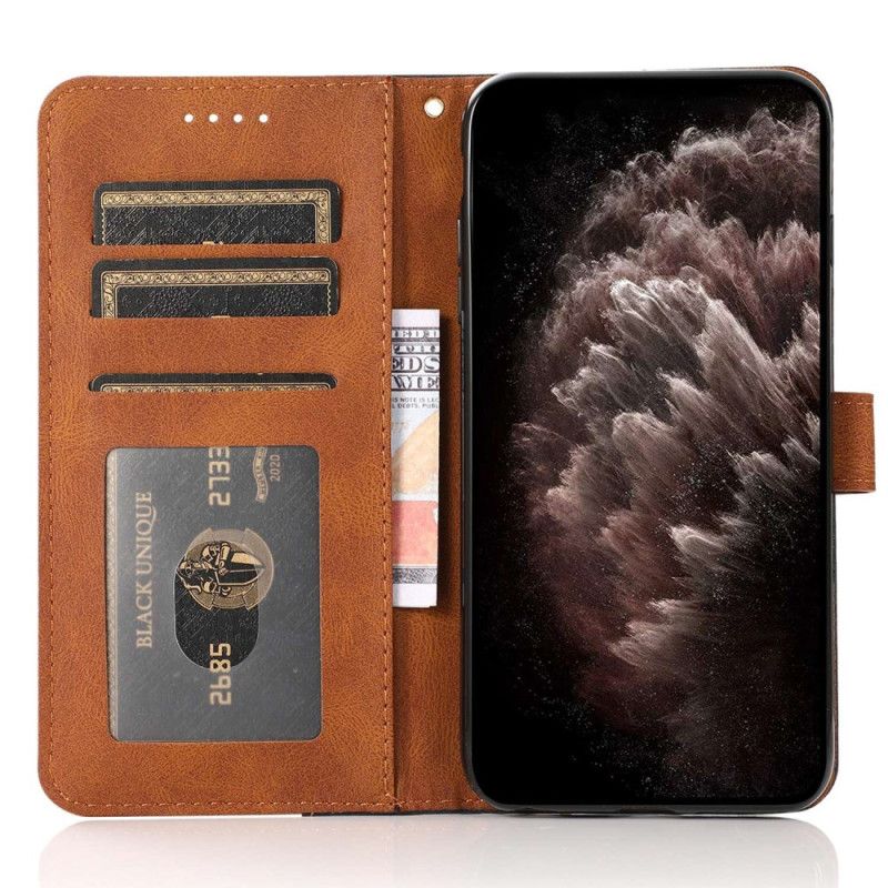 Peněženková Pouzdra Poco C85 Kryty Na Mobil Dvoubarevná